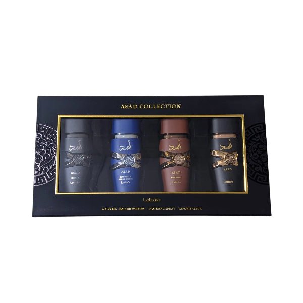 Lattafa Asad Collection 25ml Eau de parfum 4 piece Gift Set - Ezone Distribution