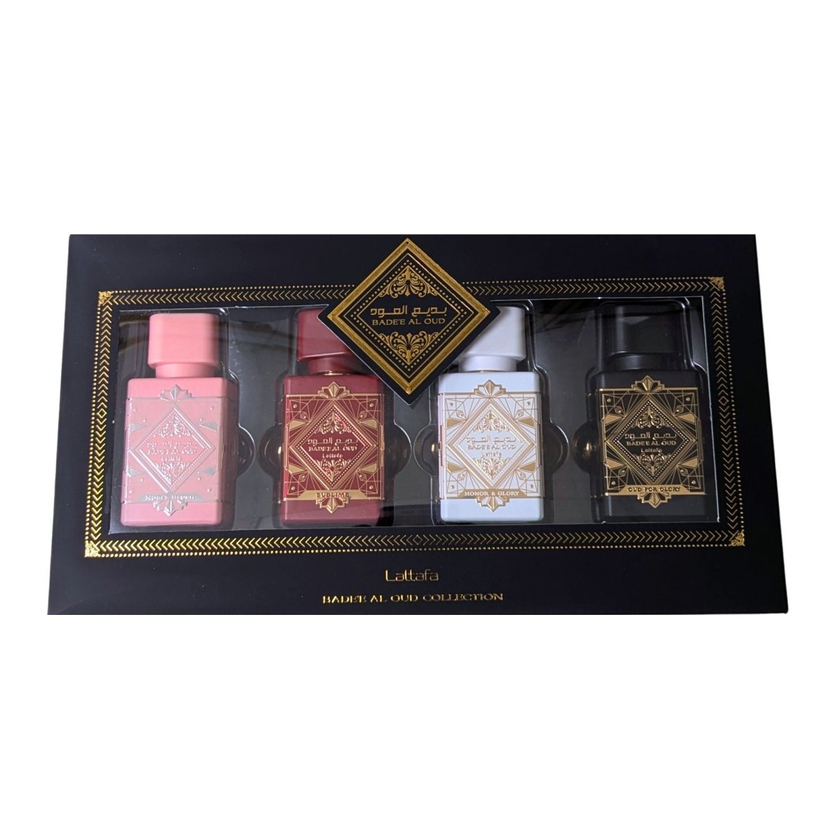 Badee al oud 4 piece 25ml Collection set by Lattafa - Ezone Distribution