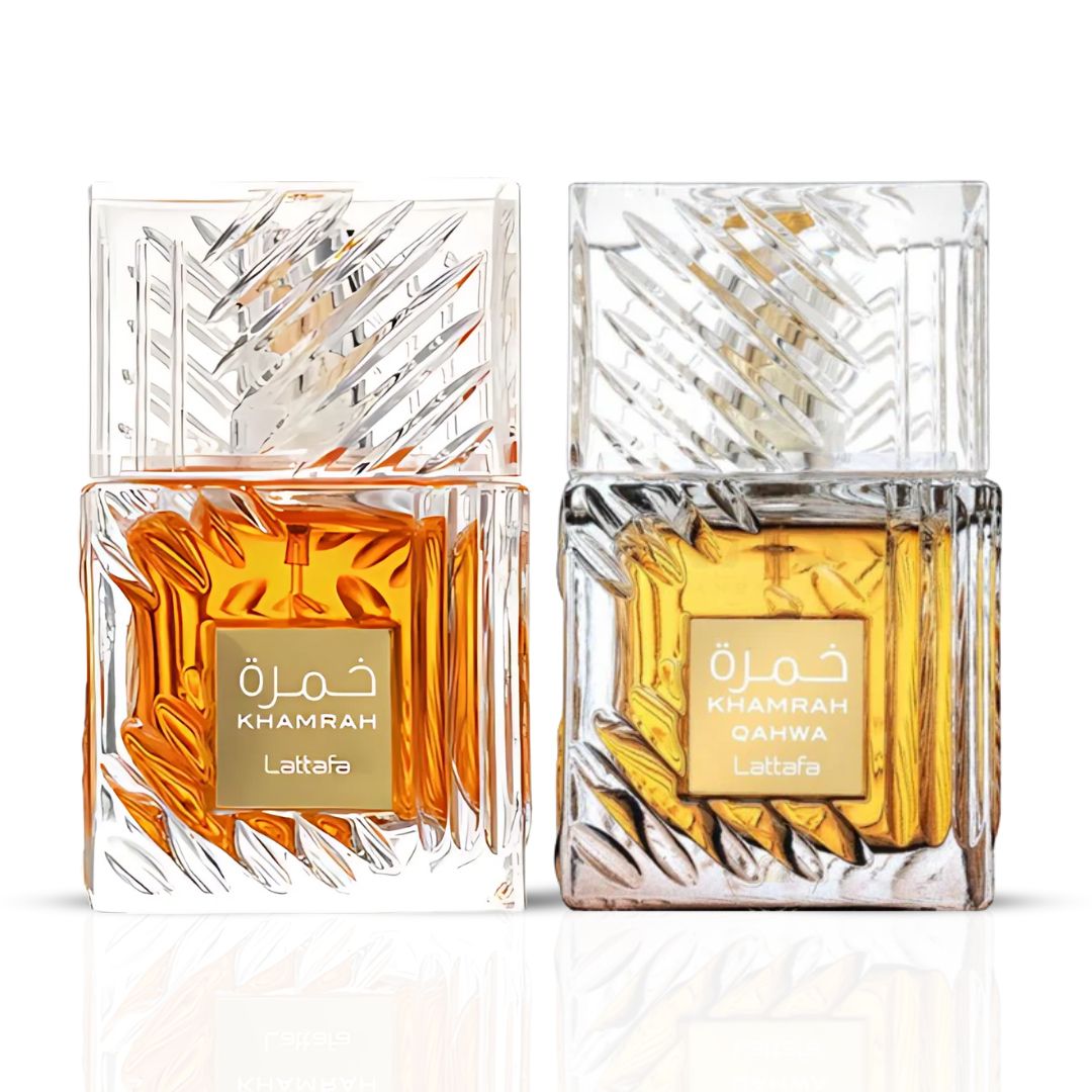 Lattafa Khamrah & Khamrah Qahwa EDP 100ml Bundle