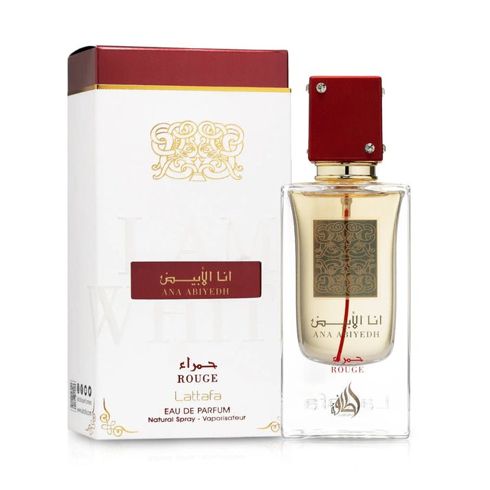 Lattafa Ana Abiyedh Rouge Perfume 60ml EDP - Ezone Distribution