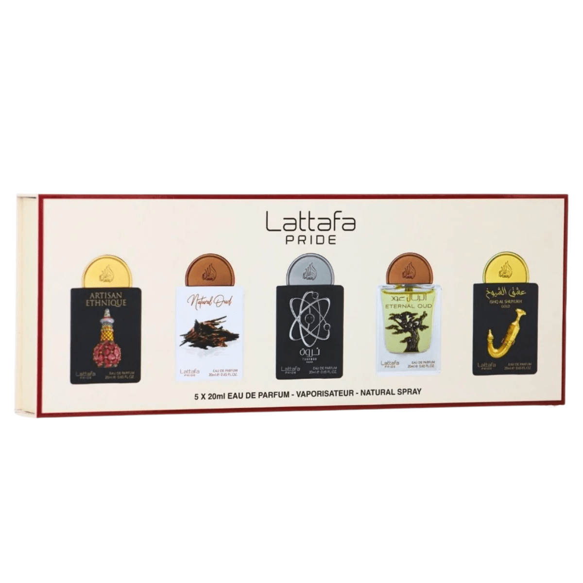 Lattafa Pride Eau de Parfum Gift Set Collection No.2 5x20ml - Ezone Distribution