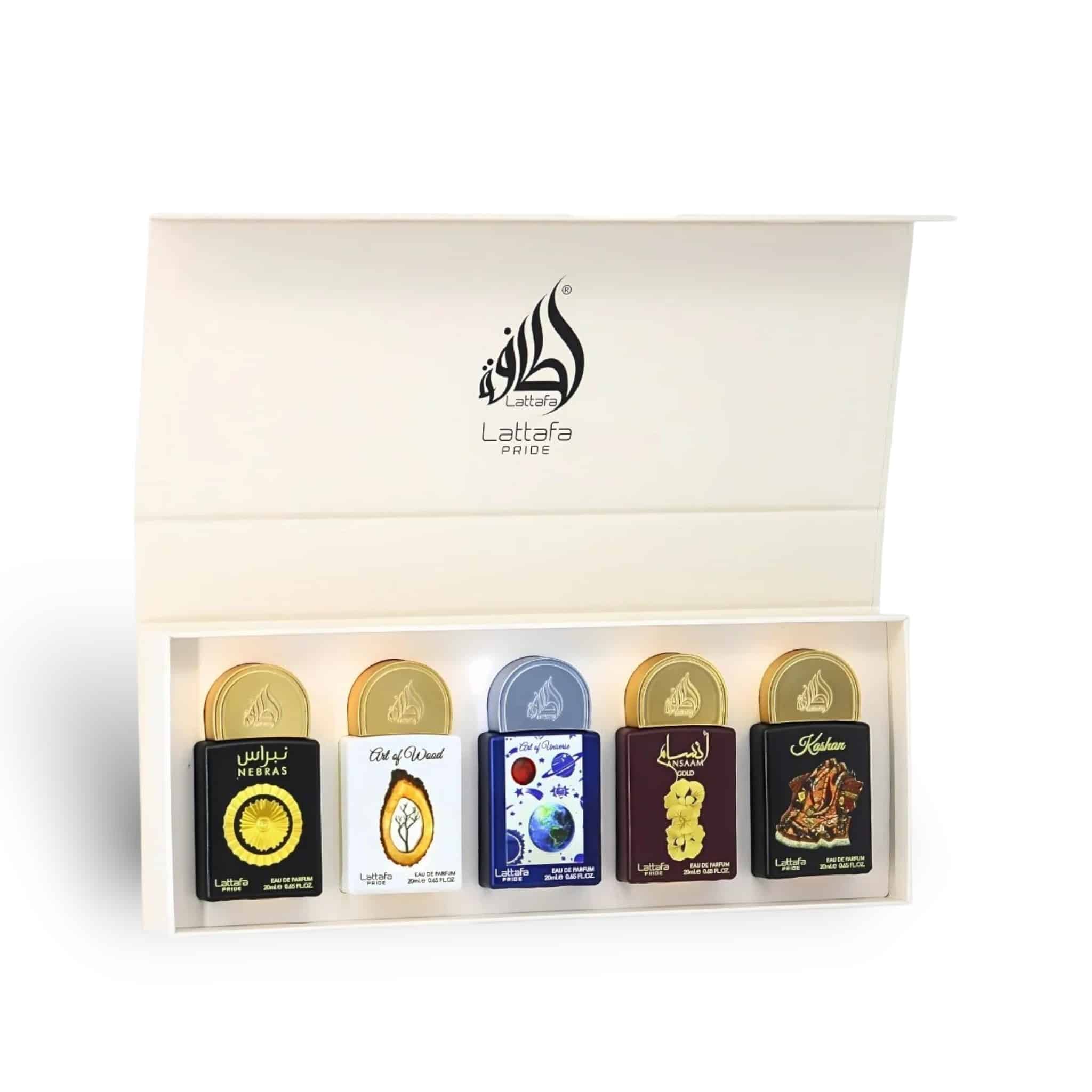 Lattafa Pride Eau de Parfum Gift Set Collection No.3 5x20ml - Ezone Distribution