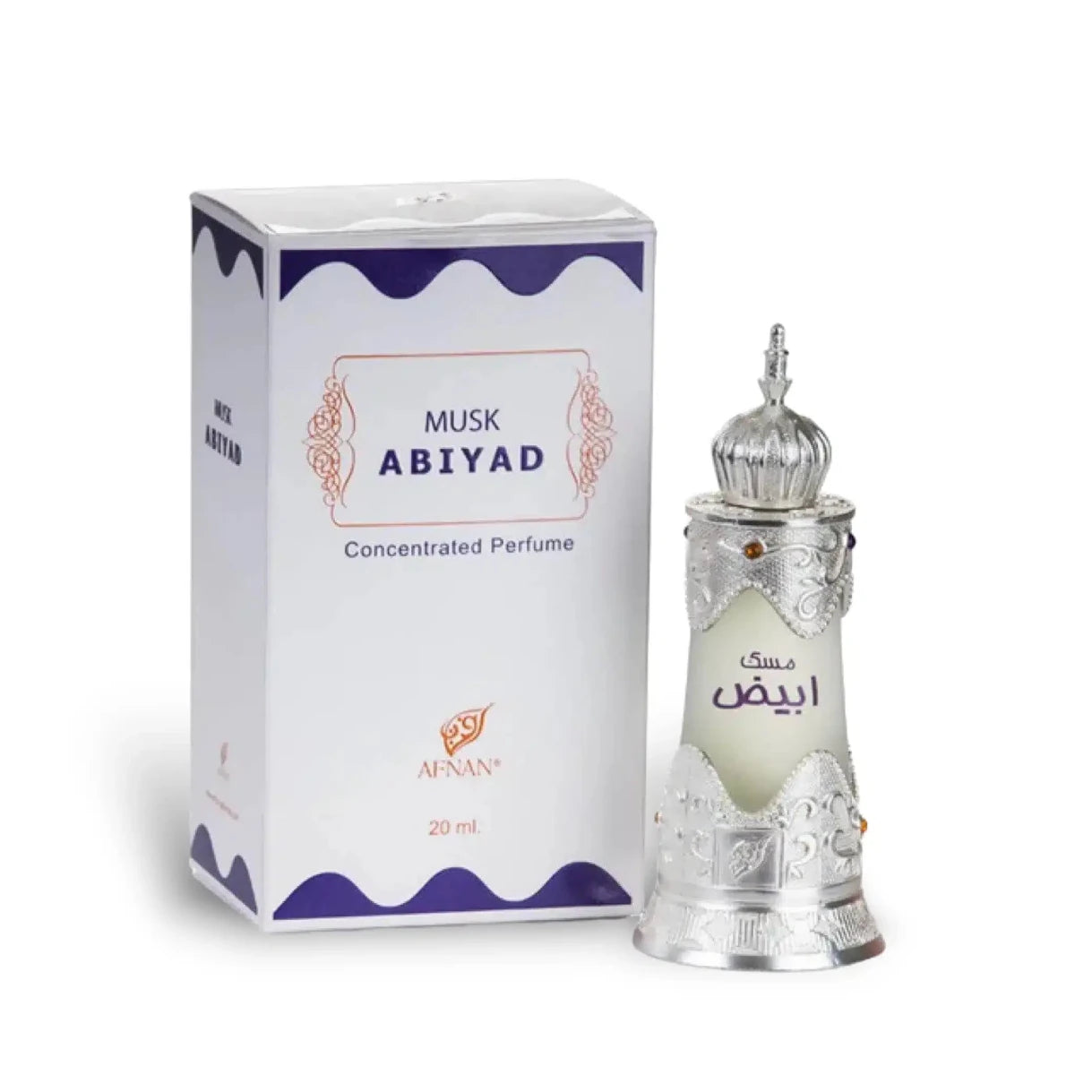Musk Abiyad Concentrated Perfume Oil 20ml by Afnan - Ezone Distribution