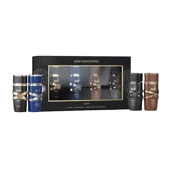 Lattafa Asad Collection 25ml Eau de parfum 4 piece Gift Set - Ezone Distribution